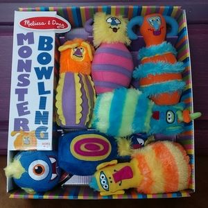 Toddlers soft Monster Bowling Set